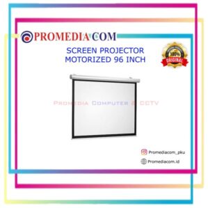 SCREEN PROJECTOR MOTORIZED 96 INCH