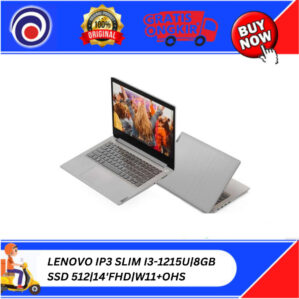 LENOVO IP3 SLIM I3-1215U|8GB|SSD 512|14’FHD|W11+OHS