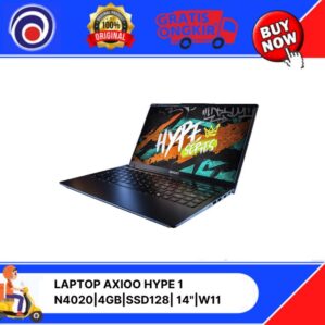 LAPTOP AXIOO HYPE 1 N4020|4GB|SSD128+128GB| 14″|W11