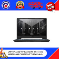 LAPTOP ASUS TUF FA506NFR R7 7435HS 16GB|512GB|RTX2050|15,6″FHD|W11+OHS