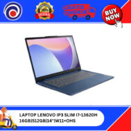 LAPTOP LENOVO IP3 SLIM I7-13620H|16GB|512GB|14″|W11+OHS