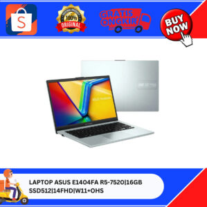 LAPTOP ASUS E1404FA R5-7520|16GB|SSD512|14FHD|W11+OHS