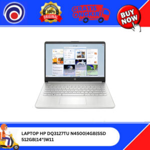 LAPTOP HP DQ3127TU N4500|4GB|SSD 512GB|14″|W11