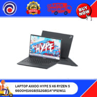 LAPTOP AXIOO HYPE 5 X6 RYZEN 5 6600H|16GB|512GB|14″IPS|W11